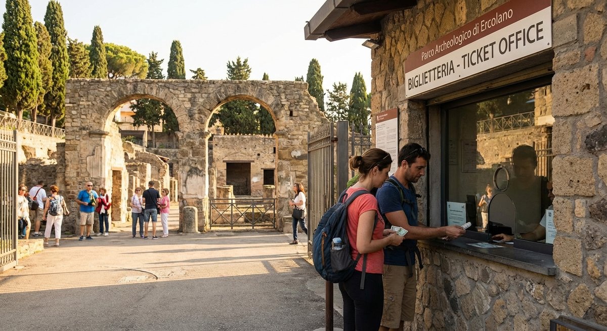 Billet sur place Herculanum