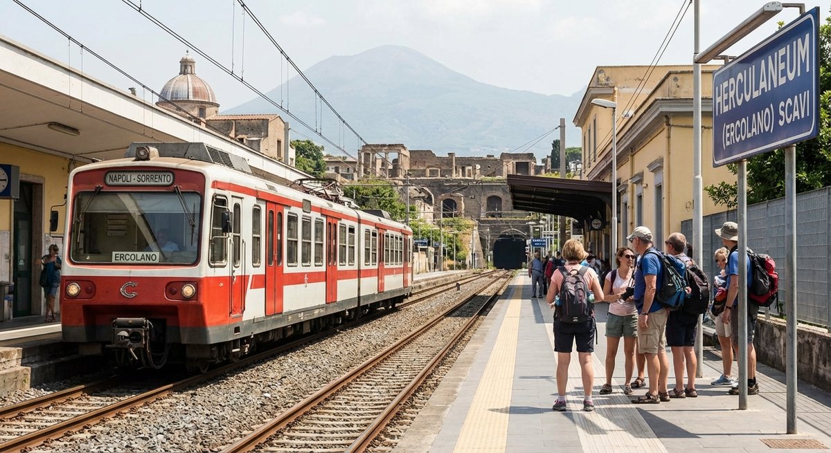 Train Naples-Herculanum