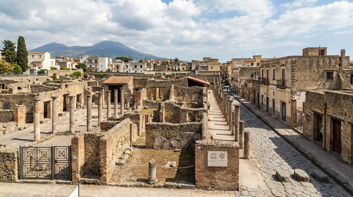 Herculanum - Site archéologique antique préservé