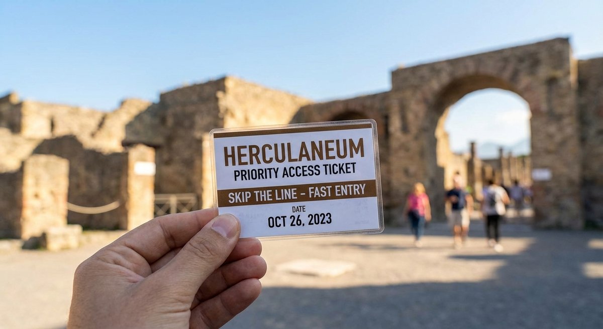 Billet coupe-file Herculanum - Accès prioritaire